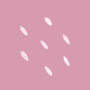 Cute dot clipart, crayon texture design