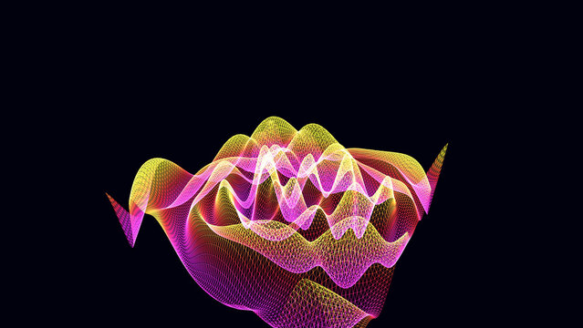 quantum interference wave field 3d