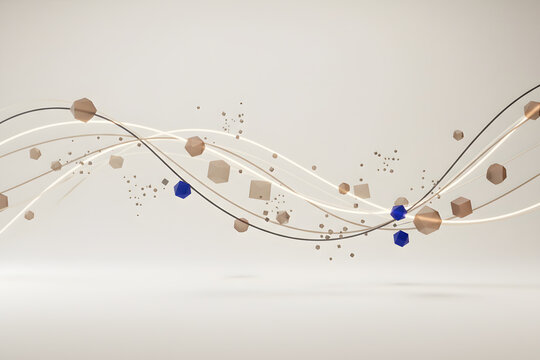 Illustration of ai data visualization concept
