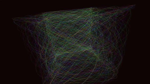 stochastic lissajous web 3d