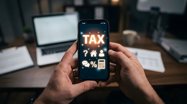 Tax preparation and planning on a smartphone