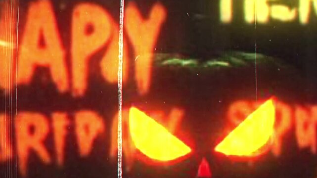 Flash light transition of film Helloween horor 4 video