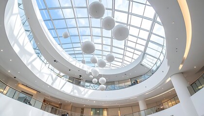 Fototapeta premium Modern atrium interior (2)