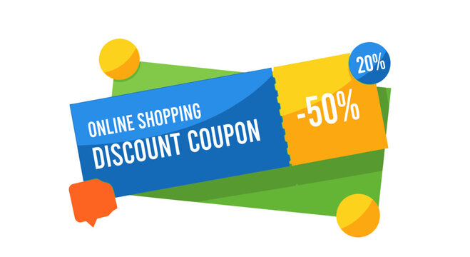 Online Shopping Discount Coupon - 50% Off Sale