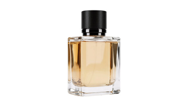 perfume bottle isolated on white