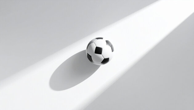 Bola de futebol isolada em fundo branco