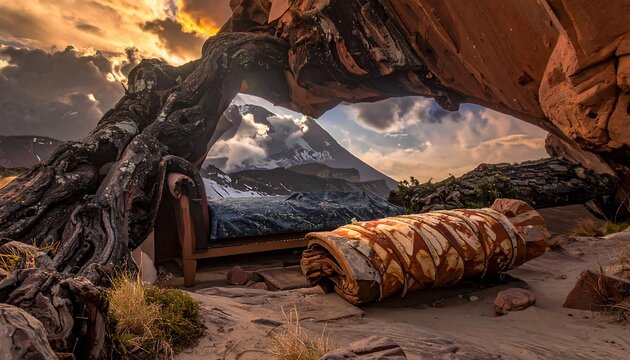 Rocky landscape with a view