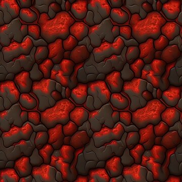 Stylized Lava Rock Texture.