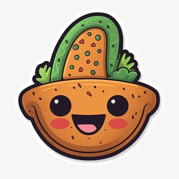 Taco Sticker.