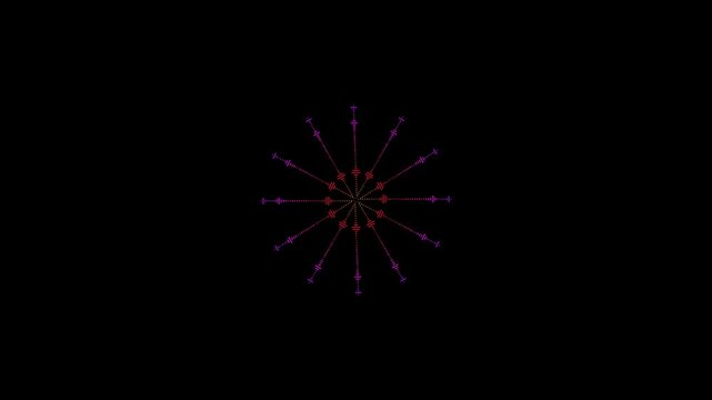 Dynamic circular equalizer visualization with reactive music frequencies, glowing waveform bars and modern audio spectrum animation on dark black background 4k...
