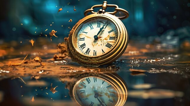 Time Running Out Concept.