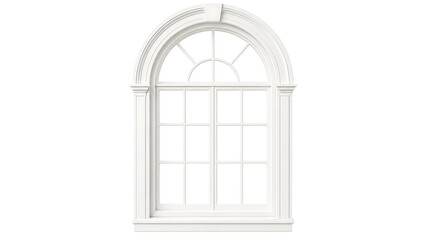 Fototapeta premium Elegant Arched Window Frame Template for Interior Design Visualizations