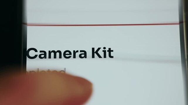 Progress tracker indicating that a goal named New Camera Kit has been completed