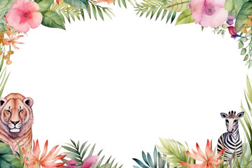 Obraz premium PNG Jungle animal painting pattern mammal.