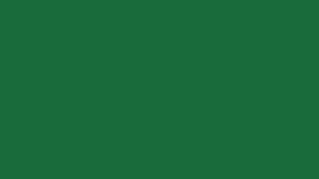 Minimalist hello world text animation on dark green background