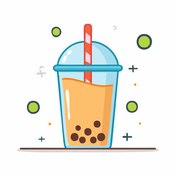 Bubble Tea Illustration