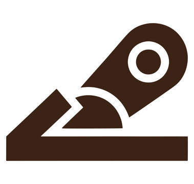 brown metal plane tool for woodworking and carpentry purposes only