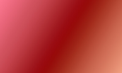Obraz premium Abstract smooth diagonal gradient background with red, pink, and peach tones