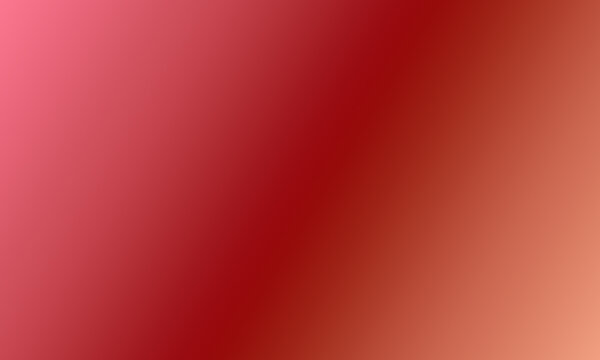 Abstract smooth diagonal gradient background with red, pink, and peach tones