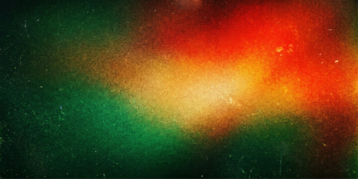 Abstract grunge colorful background with circles, fire smoke texture, orange red yellow light, vintage watercolor paper pattern design wallpaper