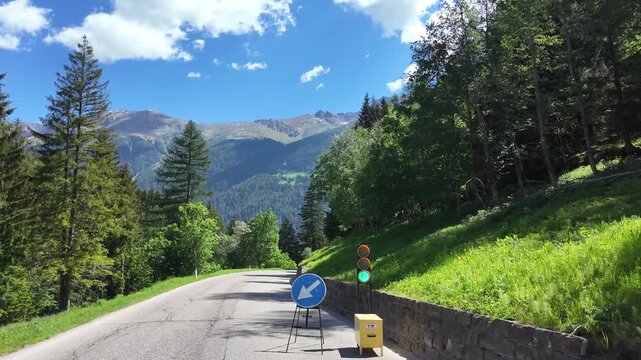 semaforo verde partenza 
