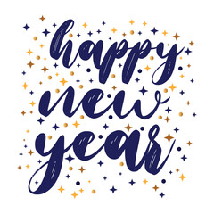 Obraz premium Lettering text for Happy New Year