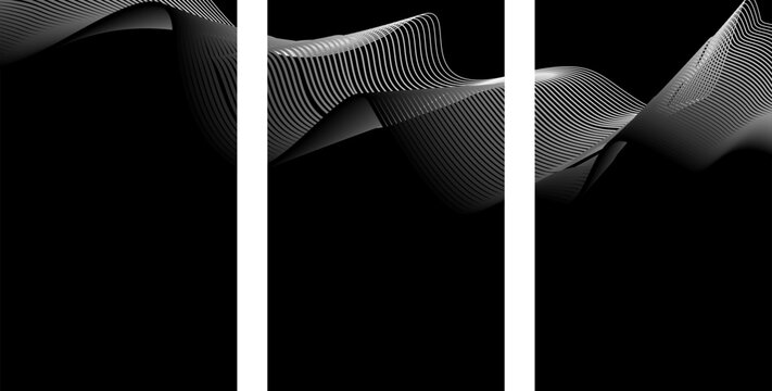 Audio volume mute and sound level icons with interface technology adjustment minimalist