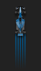 Obraz premium Race car, Speed racing. PSD File