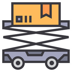 Fototapeta premium Scissor Lift