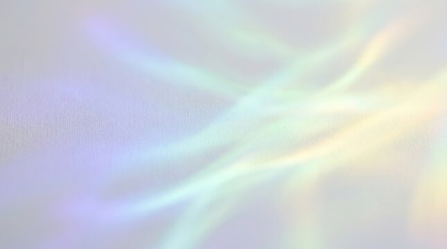 Abstract light refraction background with soft rainbow colors and caustic patterns