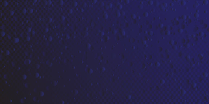 Abstract dark blue background with floating bubbles. Seamless circular dots pattern on a checkered transparent-style backdrop for digital design.
