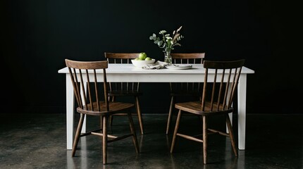 Obraz premium table and chairs