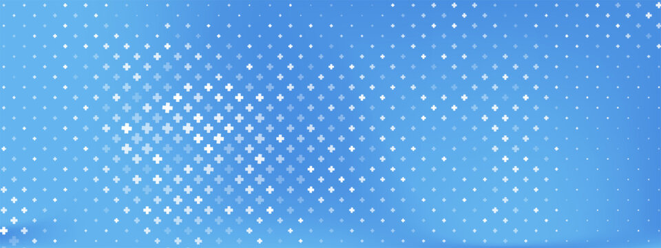 Medical cross pattern vector background. 