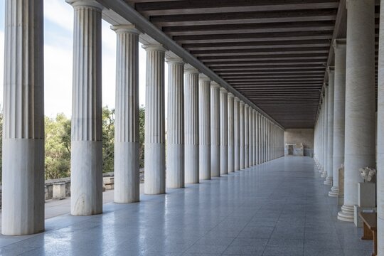 Stoa of Attalos, Ancient Agora of Athens, Greece