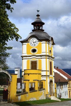 Clock tower, Church castle, Spi&scaron; chapter, Spisske Podhradie, Slovakia