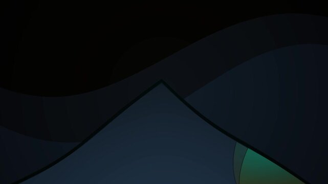 Abstract geometric shapes on black background graphic design element