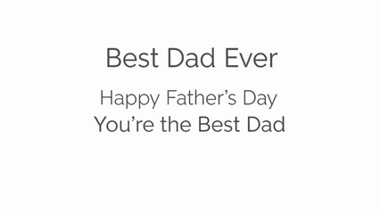Obraz premium Father's Day card, Best Dad Ever, Happy Father's Day, greeting vector