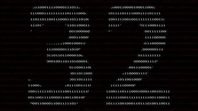 32 Number name in Binary Code Pattern. Binary numbers base background. Digital technology.