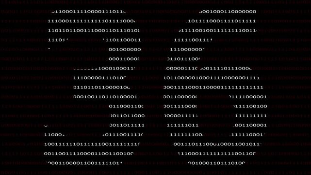 36 Number name in Binary Code Pattern. Binary numbers base background. Digital technology.