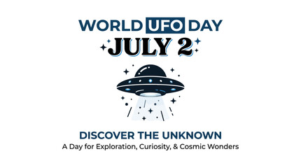 World UFO Day July 2nd: Discover the Unknown, Cosmic Wonders, Alien Spaceship © Jarum Jar