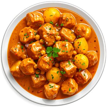 Colorful stuffed pasta shells in tomato sauce.