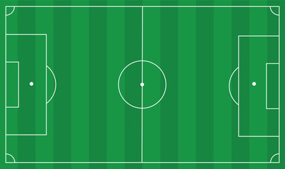 Football field vector. Football field illustration. Football field background. 2026 World Cup © HOSEN