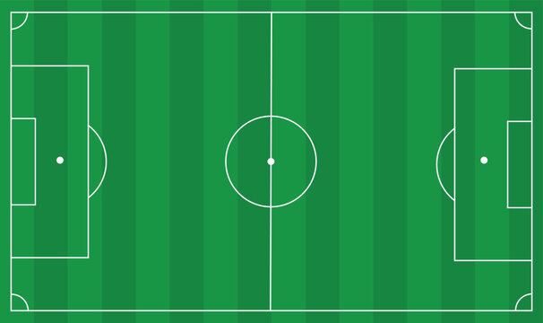 Football field vector. Football field illustration. Football field background. 2026 World Cup