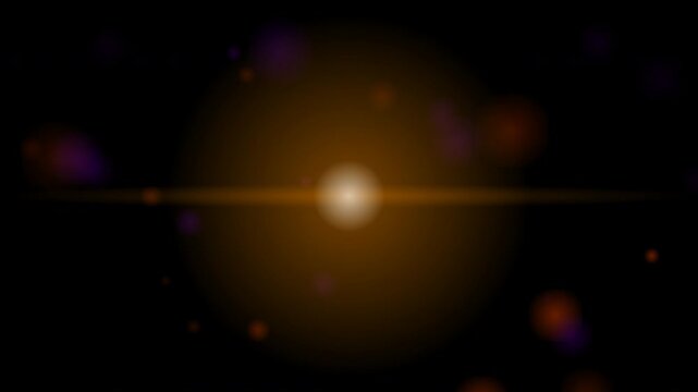 Amber light leaks with embedded matte pulsing on transparency layer for professional film editing