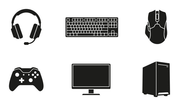Gaming peripherals, computer accessories, gaming console, keyboard, mouse, headset