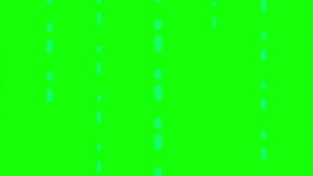 Falling Data Streams on green screen