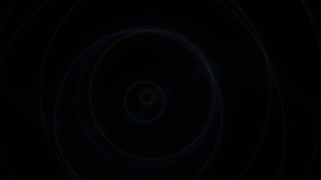 Abstract spiraling lines on black background for creative visuals
