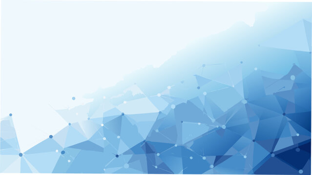 geometric triangles forming abstract landscape vector polygonal shapes blue background design pattern modern artistic digital graphic illustration triangle polygon form structure