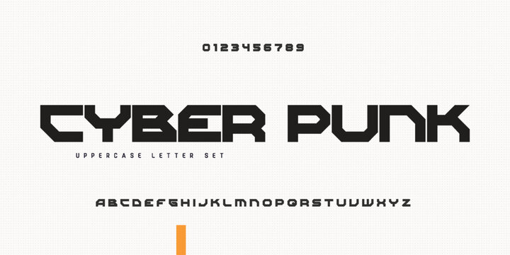 Modern cyberpunk poster. Futuristic Abstract HUD. Good for game UI. Vector Illustration 