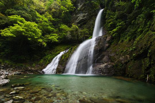 高知県安居渓谷の滝